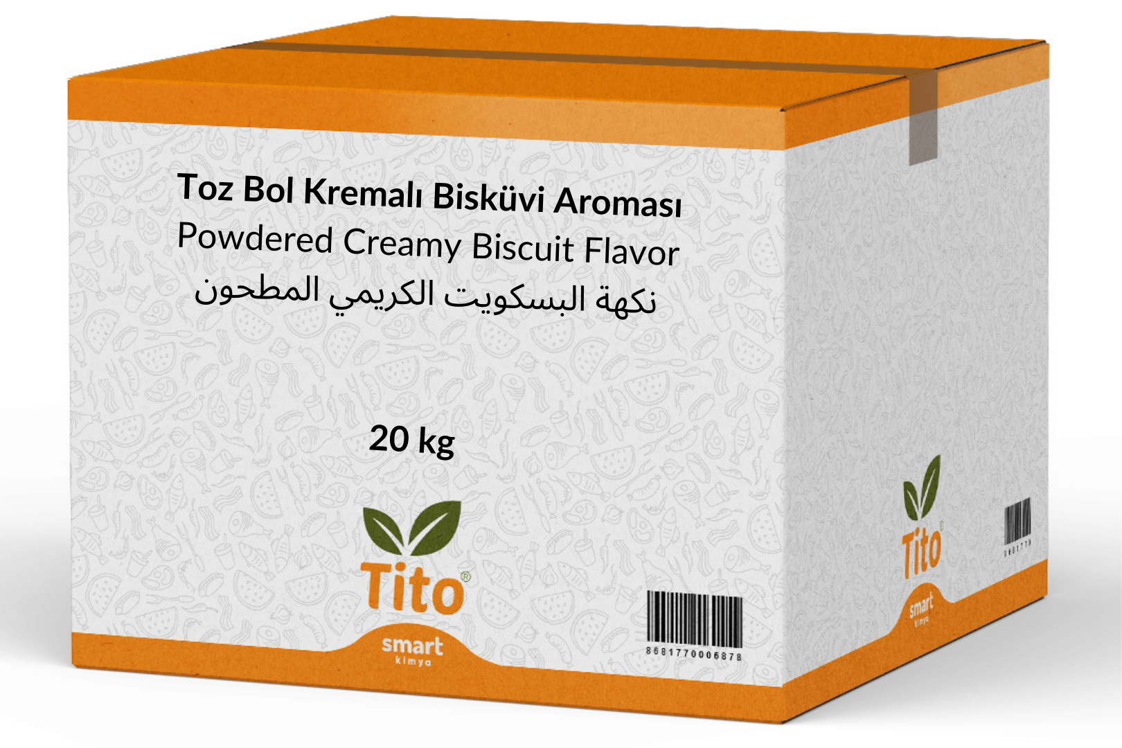 Toz Bol Kremalı Bisküvi Aroması 20 kg