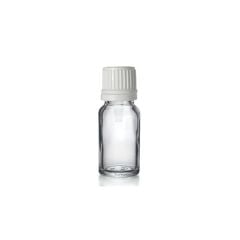 Şeffaf Cam Şişe 10 ml Kilitli Kapak 25 mm 2964 Adet