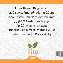 Toz Dereotu Aroması 20 kg
