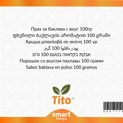 Toz Baklava Aroması 100 g