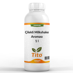 Premium Çilekli Milkshake Aroması 1 litre