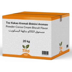Toz Kakao Kremalı Bisküvi Aroması 20 kg