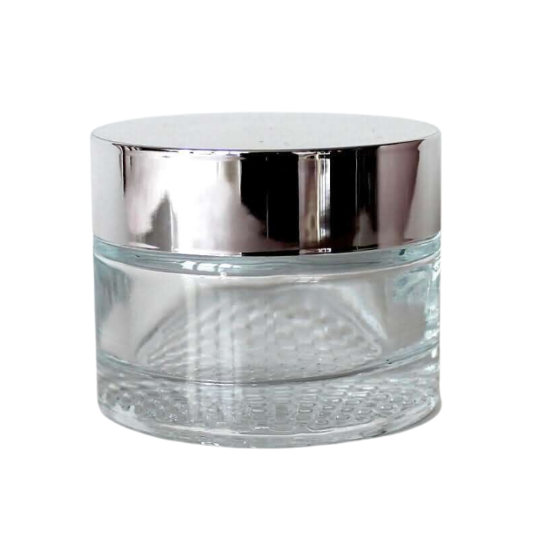 Cam Krem Kavanozu Dibi Tırtıklı 50 ml 3045 Adet