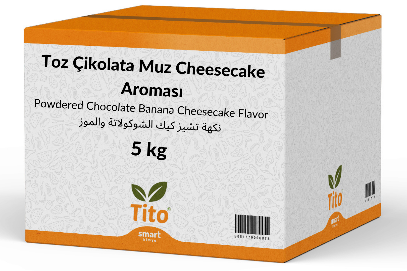 Toz Çikolata Muz Cheesecake Aroması 5 kg