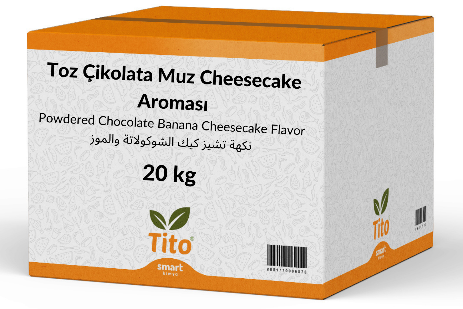 Toz Çikolata Muz Cheesecake Aroması 20 kg