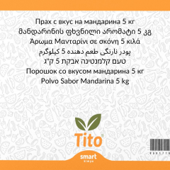 Toz Mandalina Aroması 5 kg