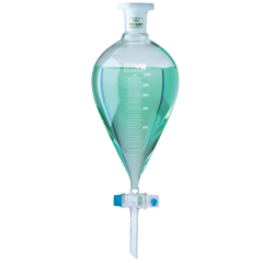 Ayırma Hunisi Armudi Tip, Teflon Musluklu 100 ml