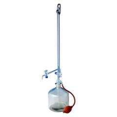 Otomatik Büret Cam Musluklu Şeffaf 100 ml