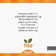 Kalsiyum Sülfat E516 Gıda Tipi 1 kg