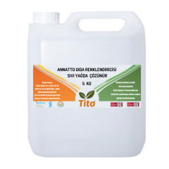 Annatto Gıda Renklendiricisi Sıvı Yağda Çözünür E160b 5 kg