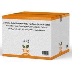 Annatto Food Colorant ფხვნილი წყალში ხსნადი E160b 1 კგ