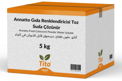 Annatto Gıda Renklendiricisi Toz Suda Çözünür E160b 5 kg