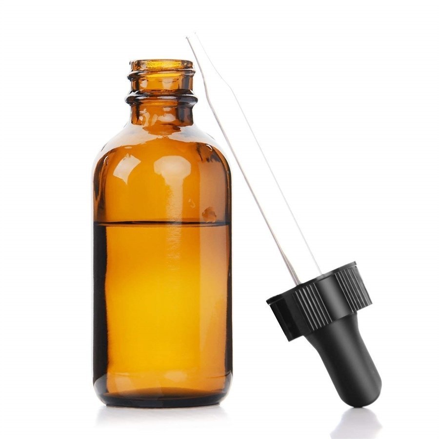 Amber Cam Şişe 100 ml Sıkmalı Damlalıklı Kapak 25 mm 20 Adet