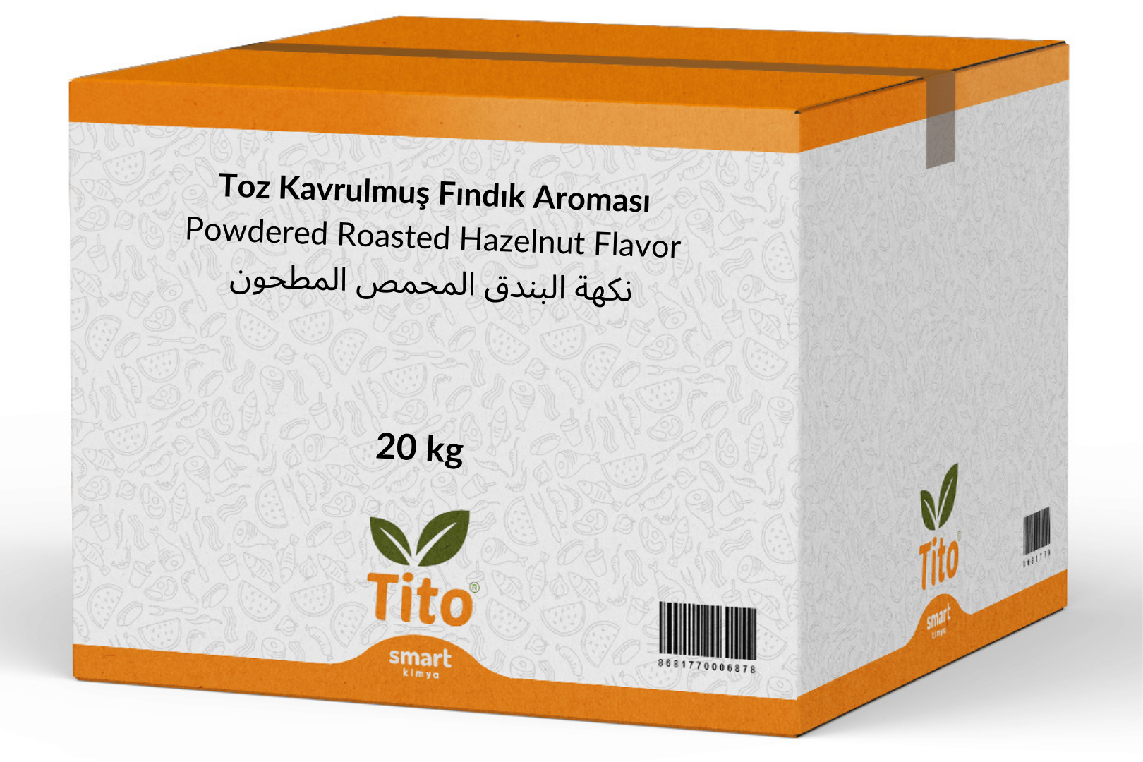 Toz Kavrulmuş Fındık Aroması 20 kg