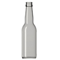 Şeffaf Cam Şişe Tombul 330 ml 20 Adet