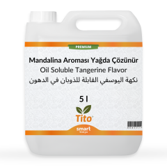 Premium Mandalina Aroması Yağda Çözünür 5 litre