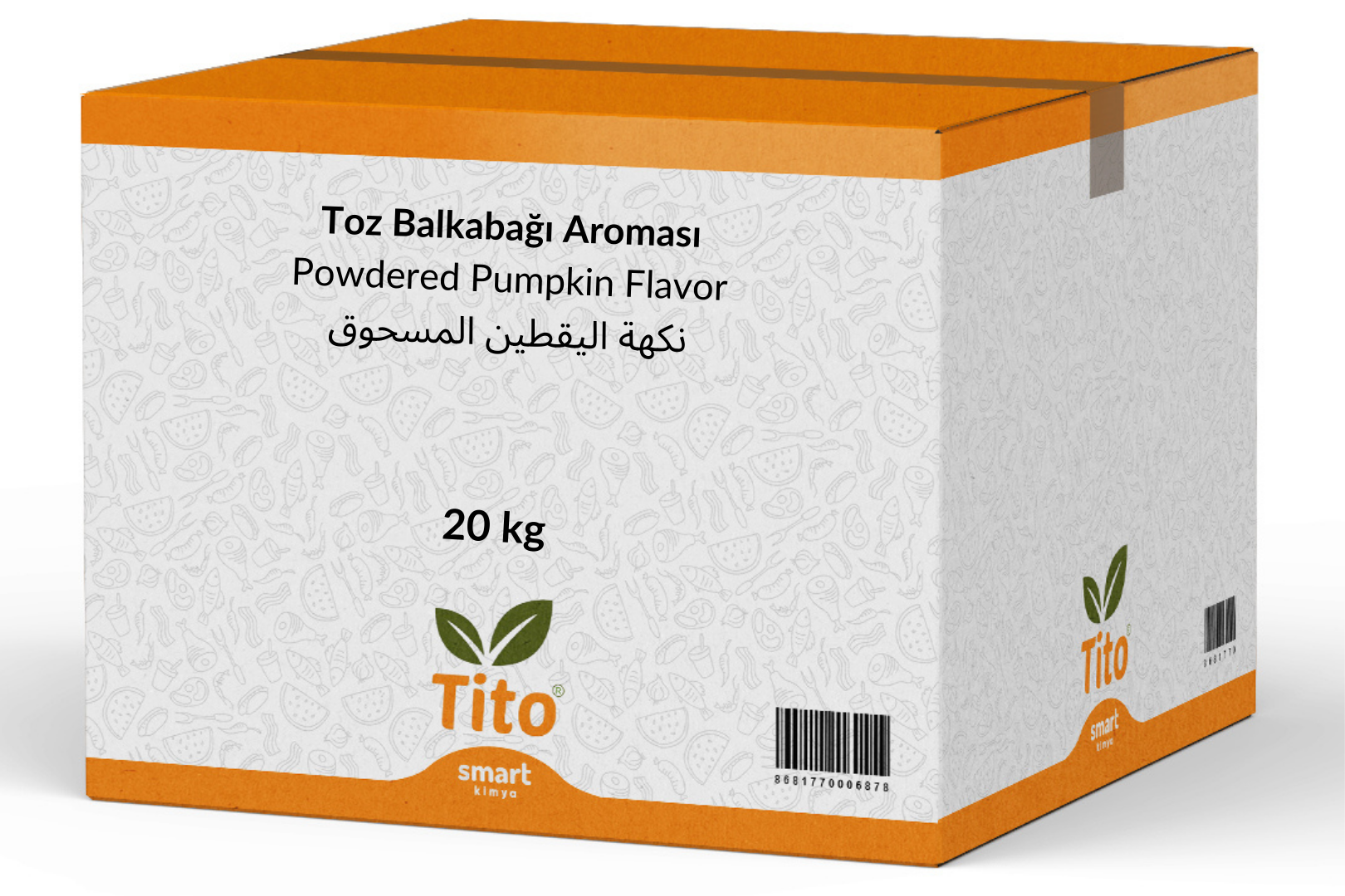 Toz Balkabağı Aroması 20 kg