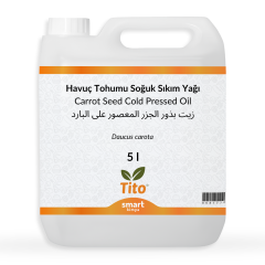Havuç Tohumu Soğuk Sıkım Yağı Daucus carota 5 litre
