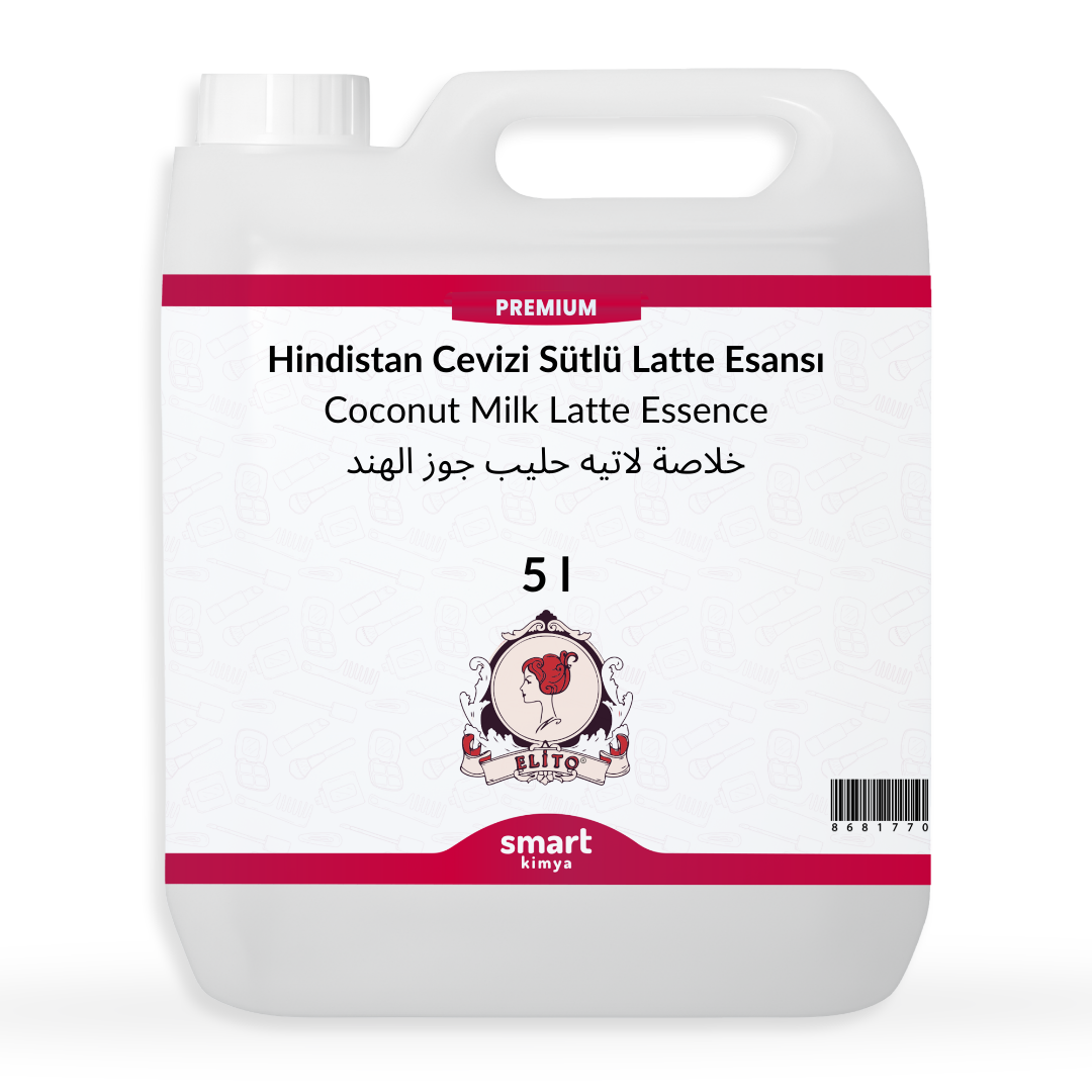 Premium Hindistan Cevizi Sütlü Latte Esansı 5 litre