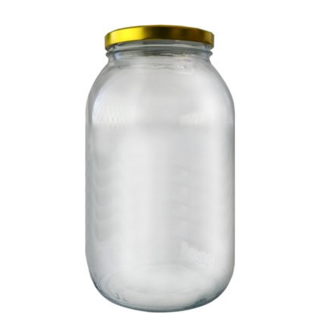 Cam Kavanoz Metal Kapaklı 3000 ml