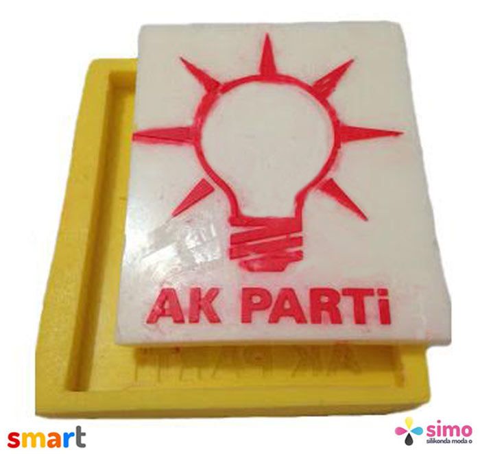 Silikon Akp Parti Logosu Sabun ve Kokulu Taş Kalıbı