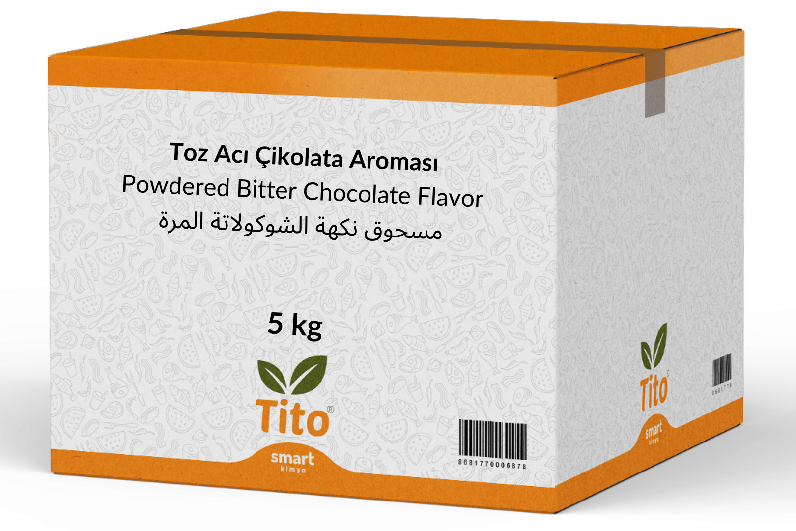 Toz Acı Çikolata Aroması 5 kg