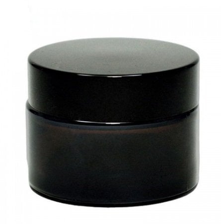 Amber Renkli Cam Krem Kavanozu 50 ml