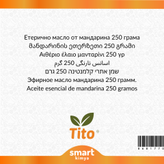 Mandalina Uçucu Yağı Citrus reticulata 250 g