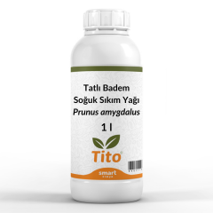 Tatlı Badem Soğuk Sıkım Yağı Prunus amygdalus 1 kg