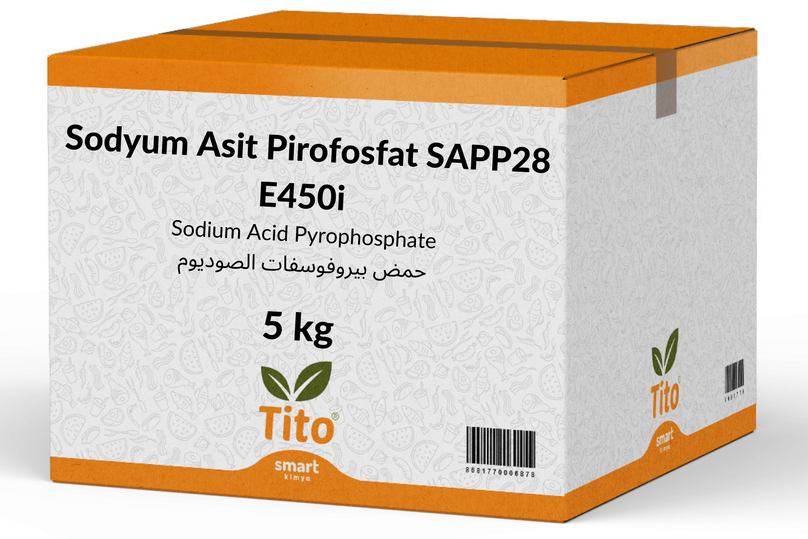 Sodyum Asit Pirofosfat SAPP28 E450i Gıda Tipi 5 kg