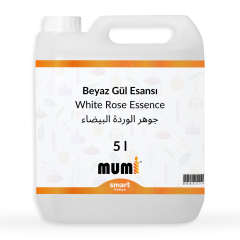 Beyaz Gül Mum Esansı 5 litre