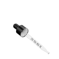 Cam Dereceli Metal Siyah Kapak 18 mm 30 ml Şişe Uyumlu