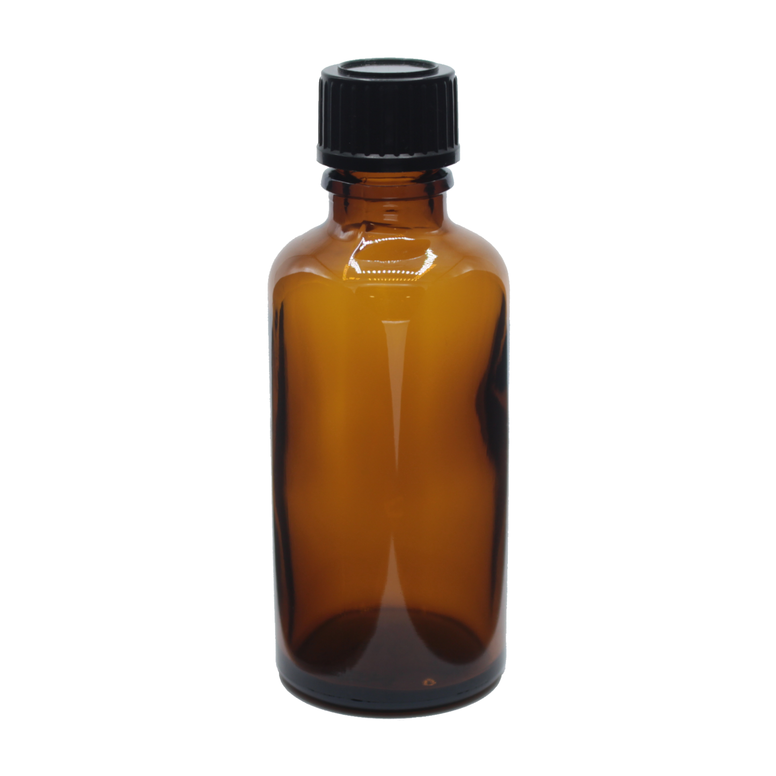 Amber Cam Şişe Kilitli Kapak 50 ml 20 Adet