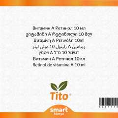 Vitamina A Retinol 10ml