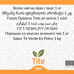 Toz Yeşil Çay Aroması 1 kg