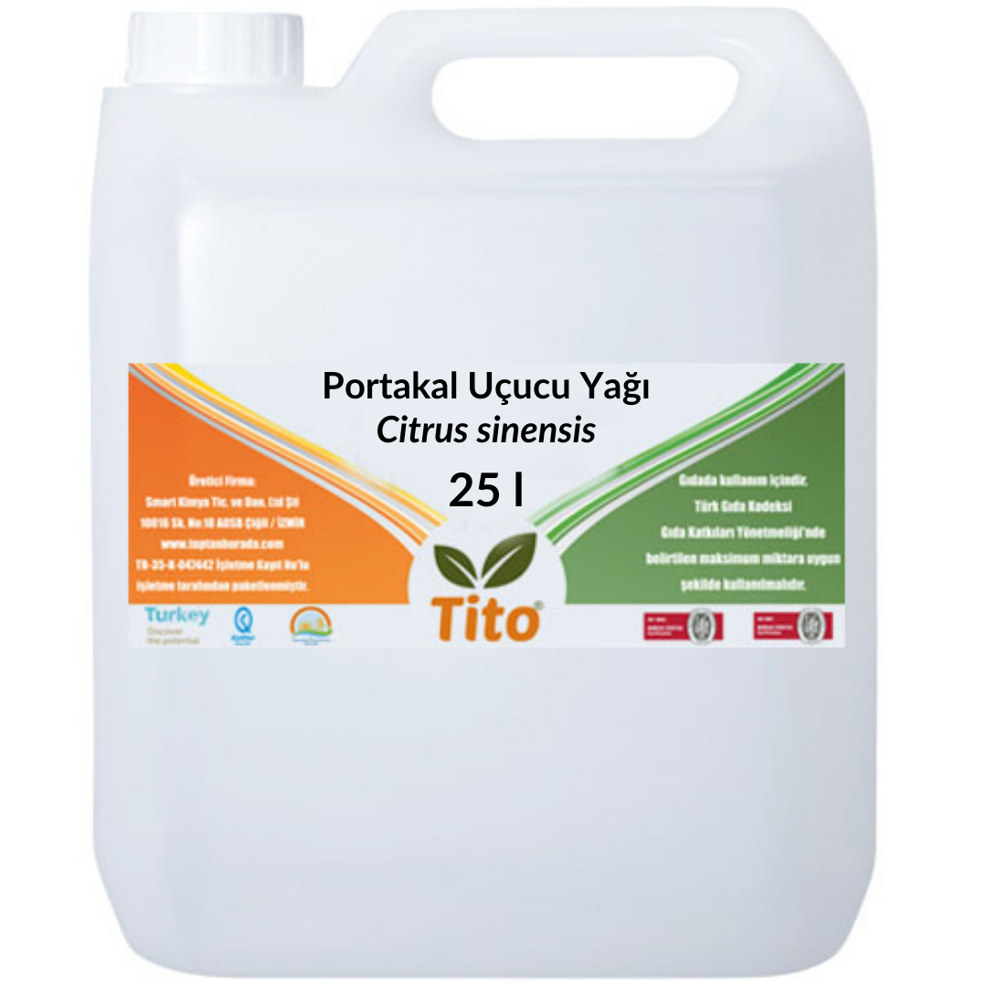 Portakal Uçucu Yağı Citrus sinensis 25 litre