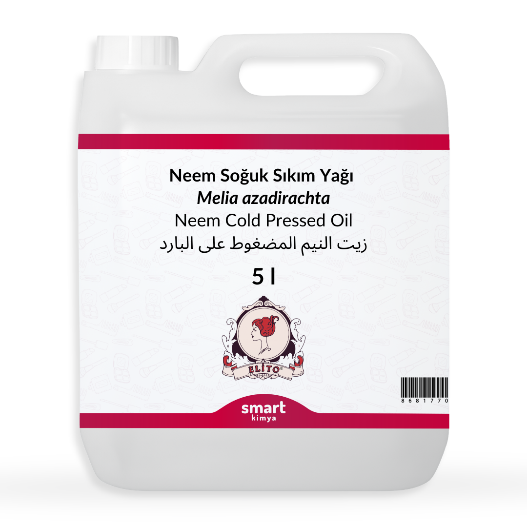 Neem Soğuk Sıkım Yağı Melia azadirachta 5 litre
