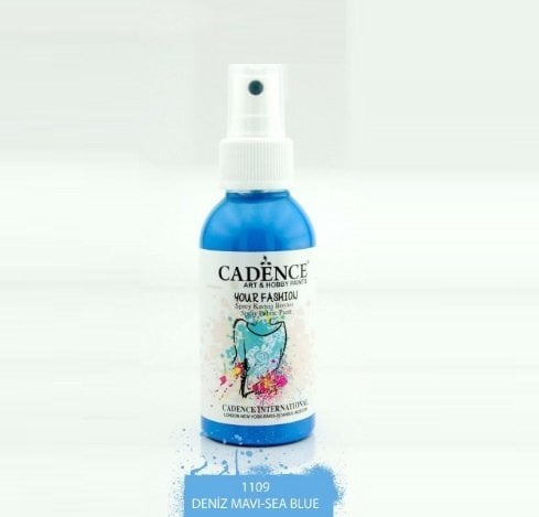 Deniz Mavi Sprey Kumaş Boyası (1109) 100 ml