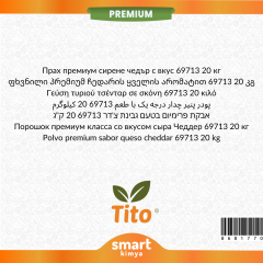 Toz Premium Çedar Peyniri Aroması 69713 20 kg