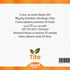Yeşil Muz Aroması 25 litre