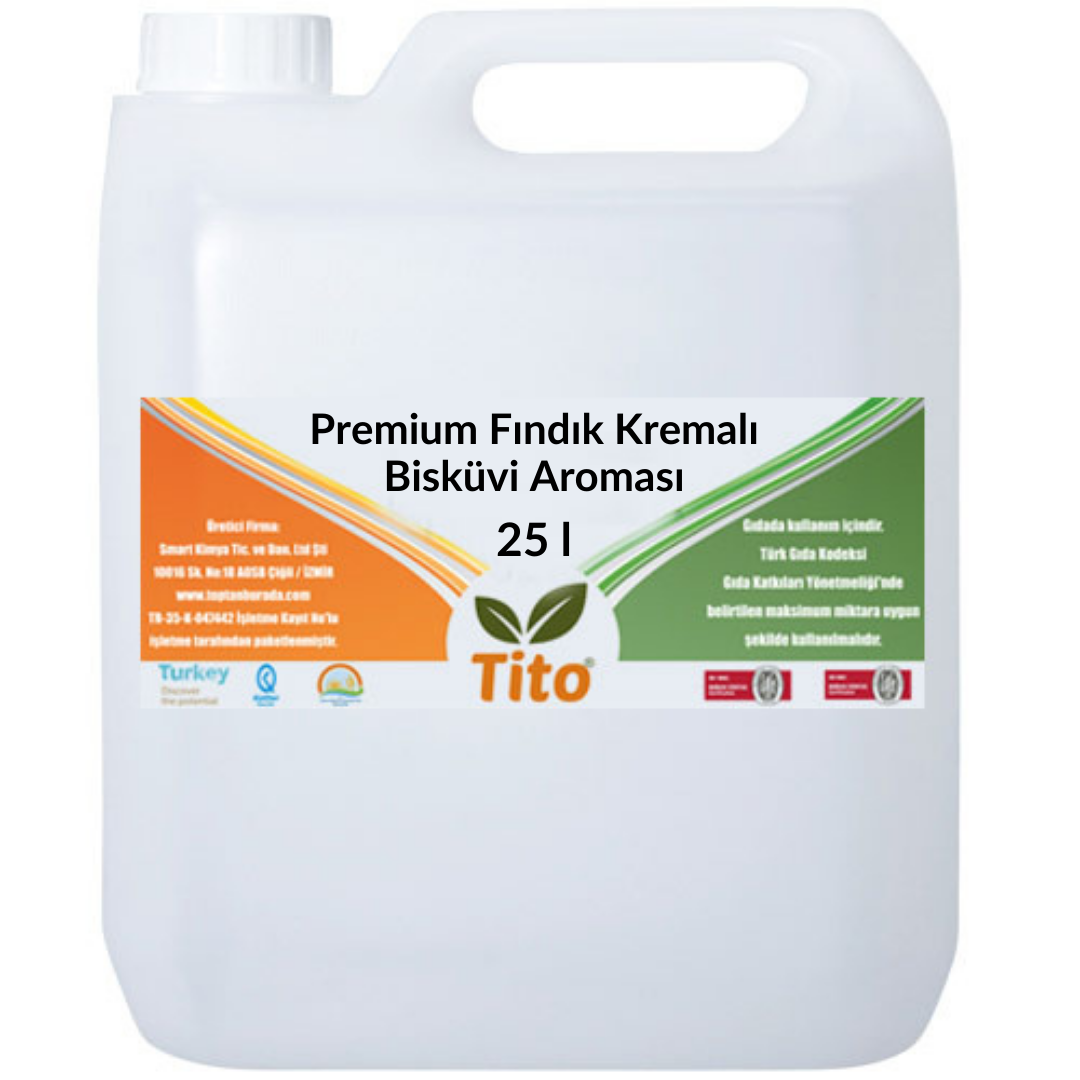 Premium Fındık Kremalı Bisküvi Aroması 25 litre