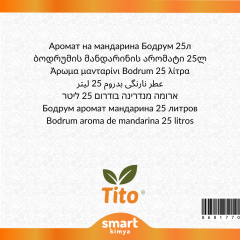 Bodrum Mandalinası Aroması 25 litre