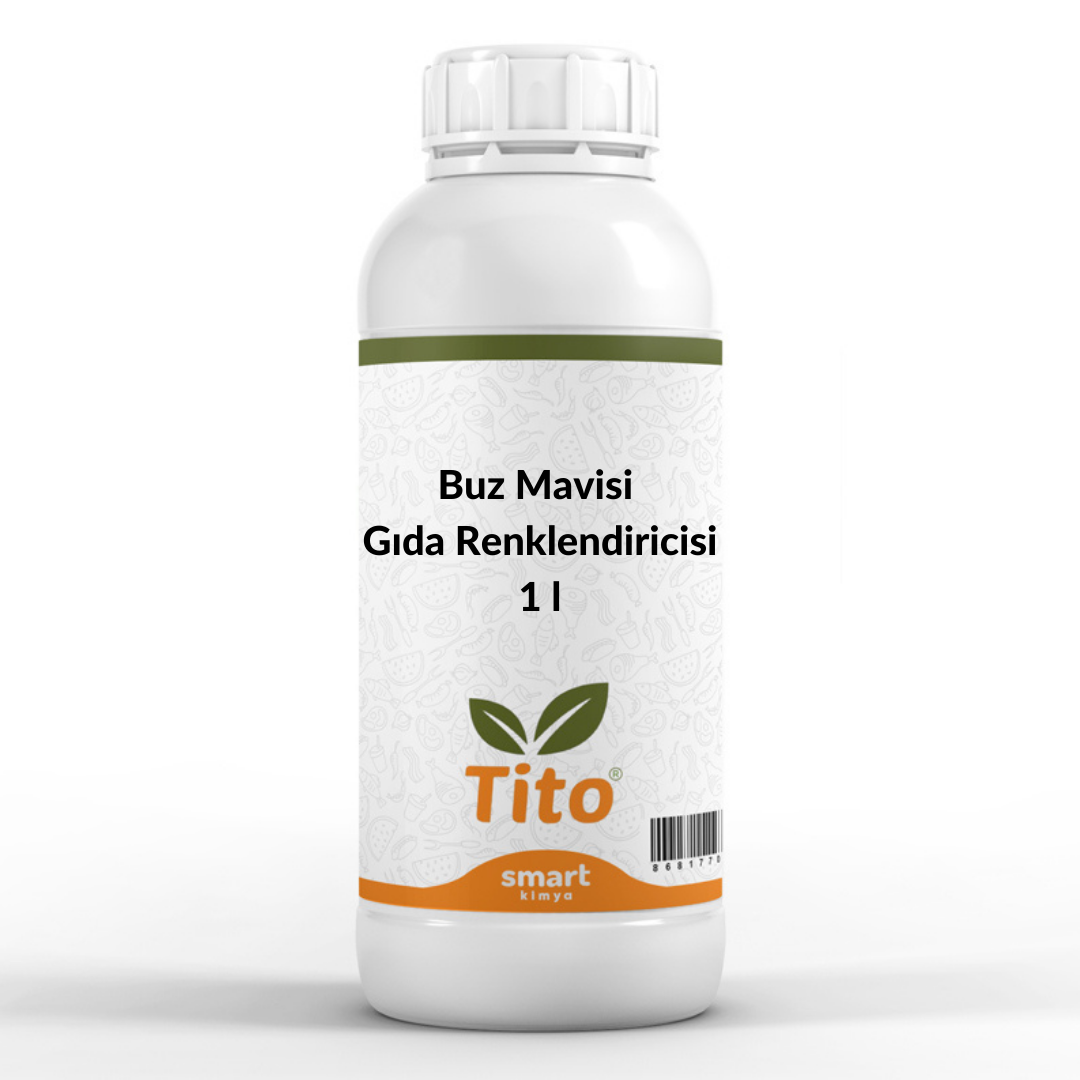 Buz Mavisi Gıda Renklendiricisi Sıvı Suda Çözünür E133 1 litre