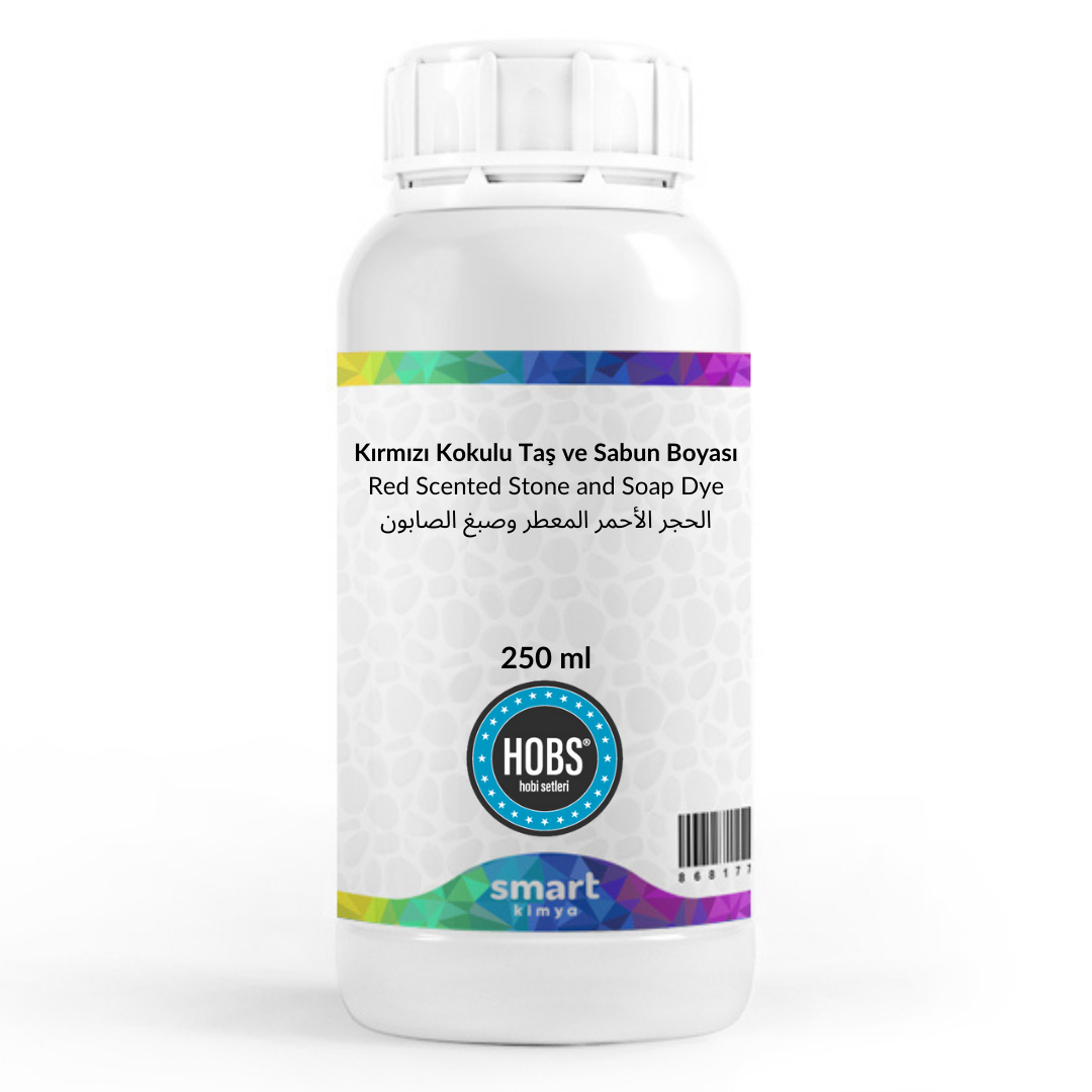 Kırmızı Kokulu Taş ve Sabun Boyası 250 ml