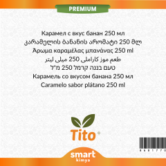 Premium Karamelli Muz Aroması 250 ml
