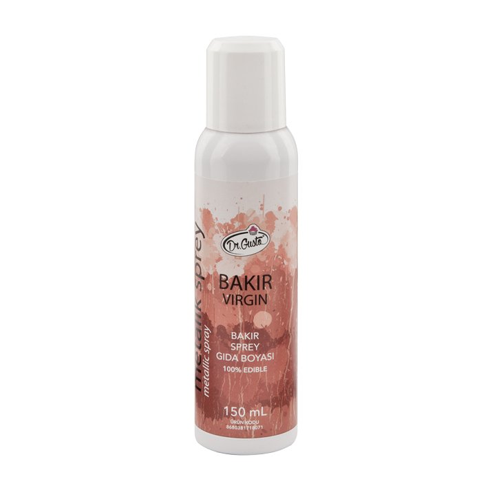 Metalik Bakır Sprey Gıda Renklendiricisi 150 ml