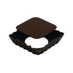 Tart Kalıbı Mini Kare Çıkma Tabanlı 10 cm