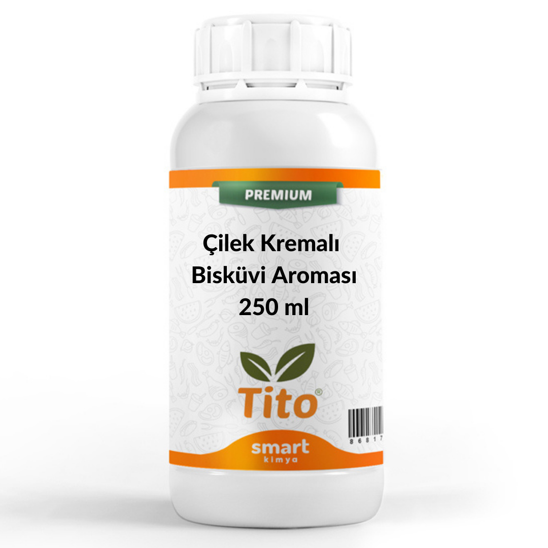 Premium Çilek Kremalı Bisküvi Aroması 250 ml