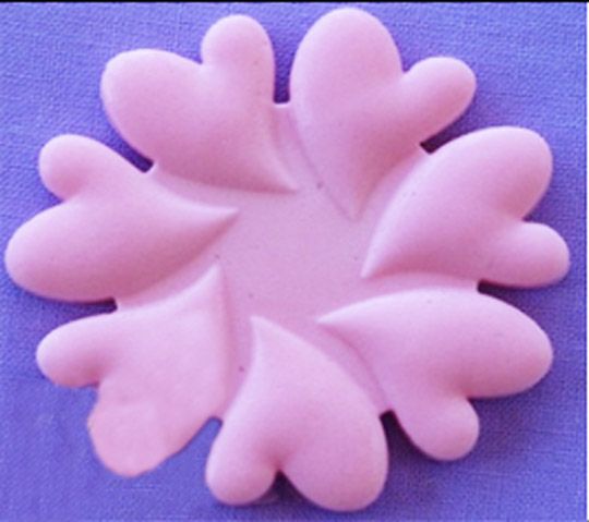 Silikon Çiçek Cupcake Süs Sabun ve Kokulu Taş Kalıbı