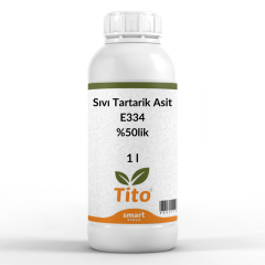 Sıvı Tartarik Asit E334 %50lik Gıda Tipi 1 litre